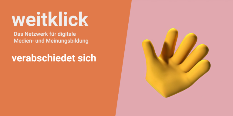 Winkende Emoji-Hand